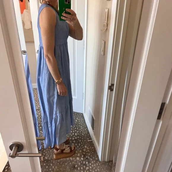 Co high low blue sleeveless dress sz S - Picture 8 of 10